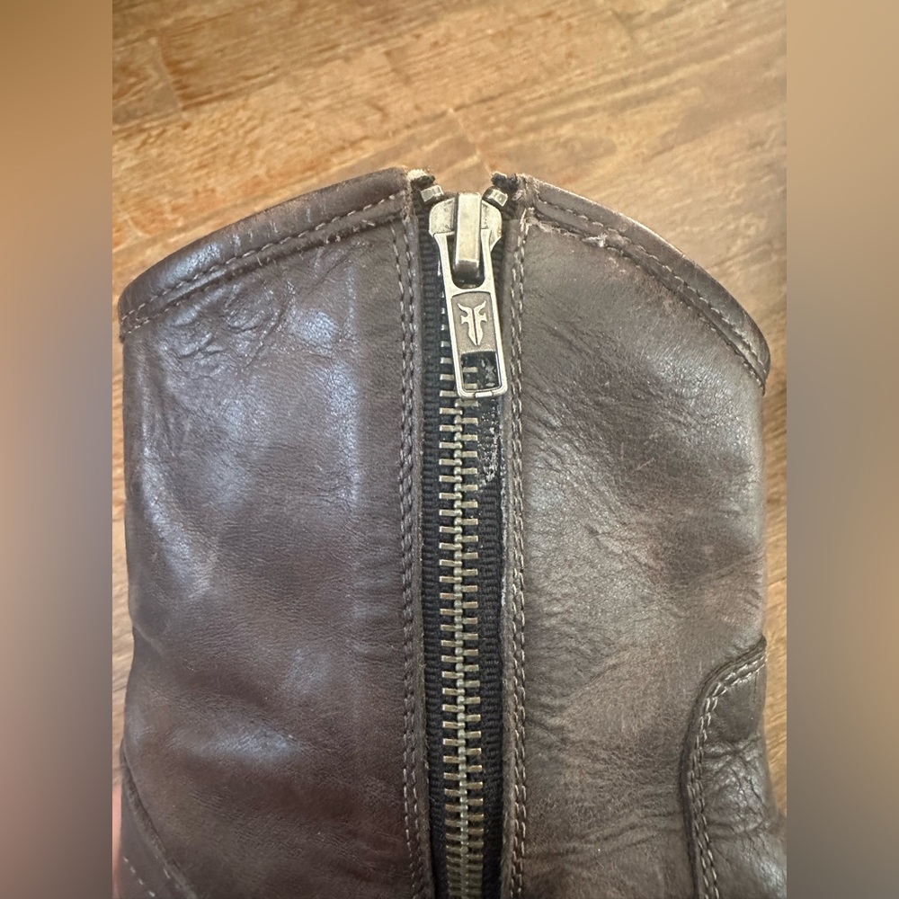 Frye Melissa Button Boot - Dark Brown - image 6